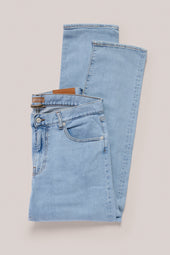 Street Denim Italian Selvedge Jeans Bleached Indigo