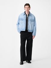 Derby Jacket In Bleached Wash