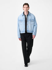 Derby Jacket In Bleached Wash