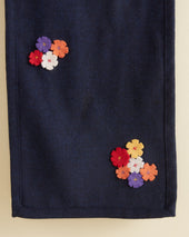 Dianthus Appliqu Scarf