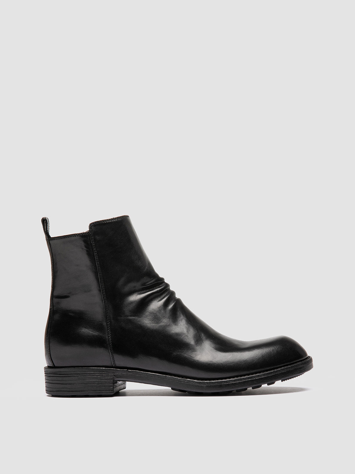 Diary 008 Leather Zip Boots