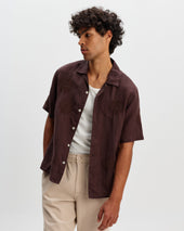 Didcot Flower Embroidered Short Sleeve Shirt