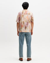 Didcot Pastel And Multicolour Floral Short Sleeve Shirt