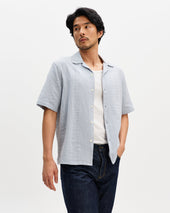 Didcot Double Weave Seersucker Short Sleeve Shirt