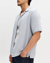 Didcot Double Weave Seersucker Short Sleeve Shirt