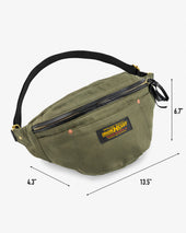 12oz Whipcord Waist Bag - Olive Drab Green