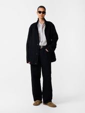 District Crinkle Denim Jacket In
