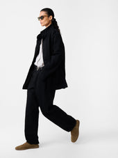 District Crinkle Denim Jacket In