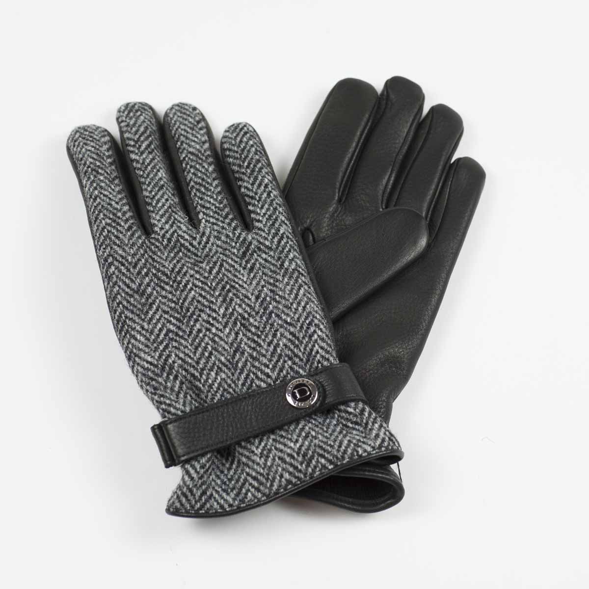 Cashmere Lined Gloves With Harris Tweed Back