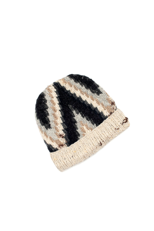 Double Cuff Cap Design C - Natural