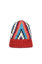 Double Cuff Cap Design C Red