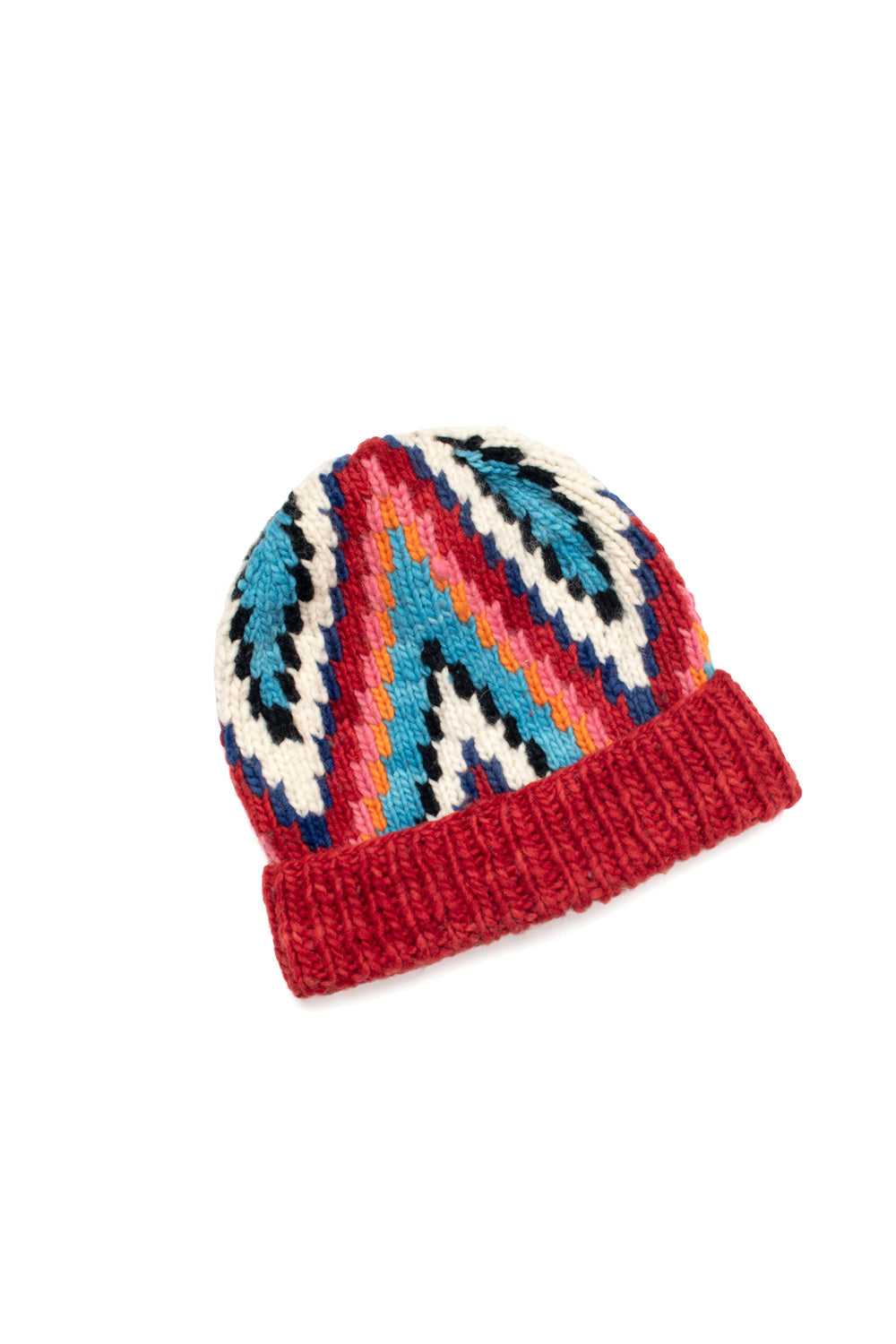 Double Cuff Cap Design C Red