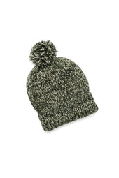 Double Cuff Cap Mix Heather - Olive Mix