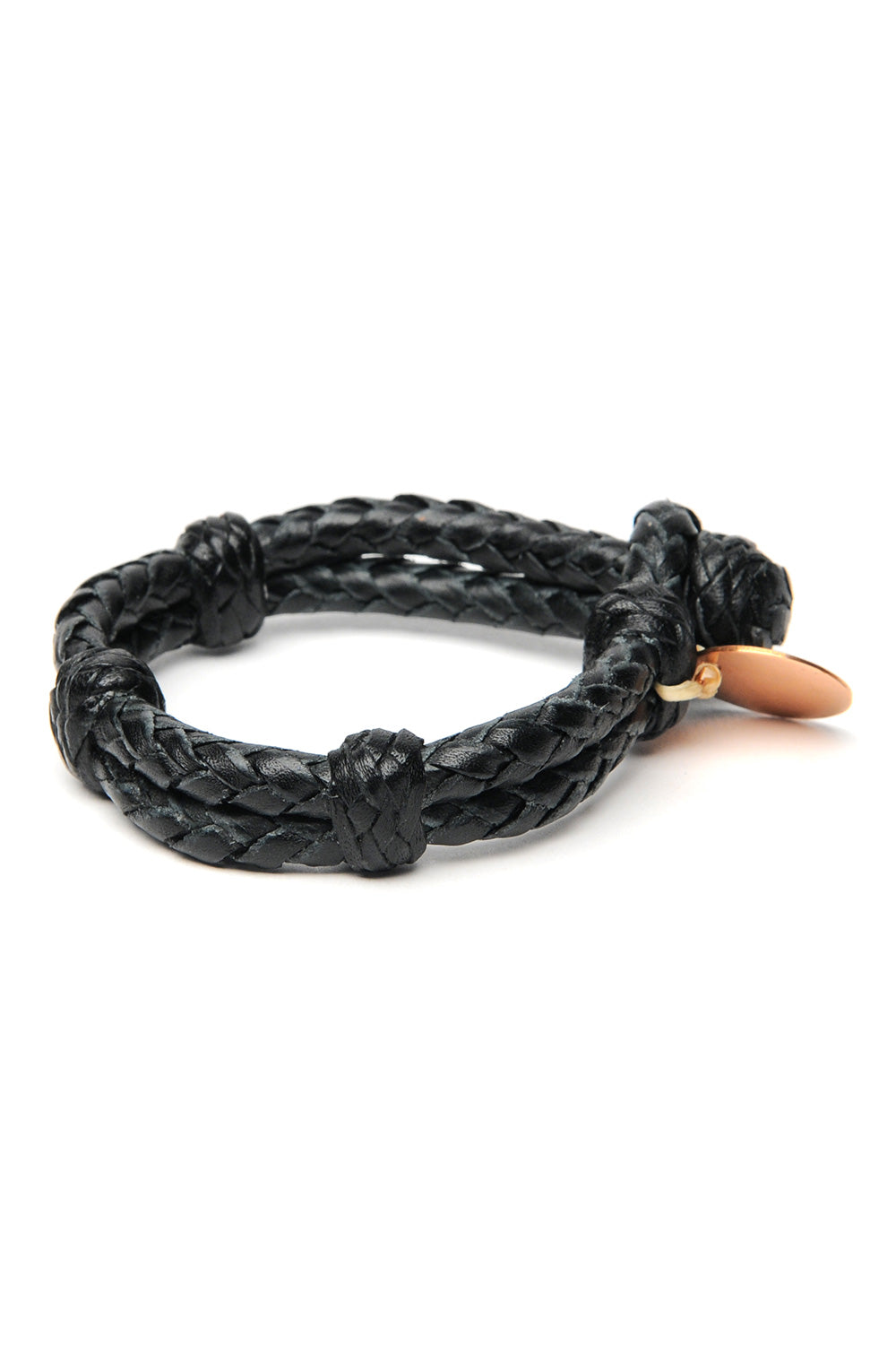 Double Round Leather Bracelet
