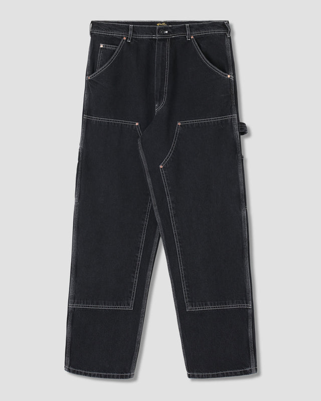 Double Knee Pant (Stonewashed Black Denim)
