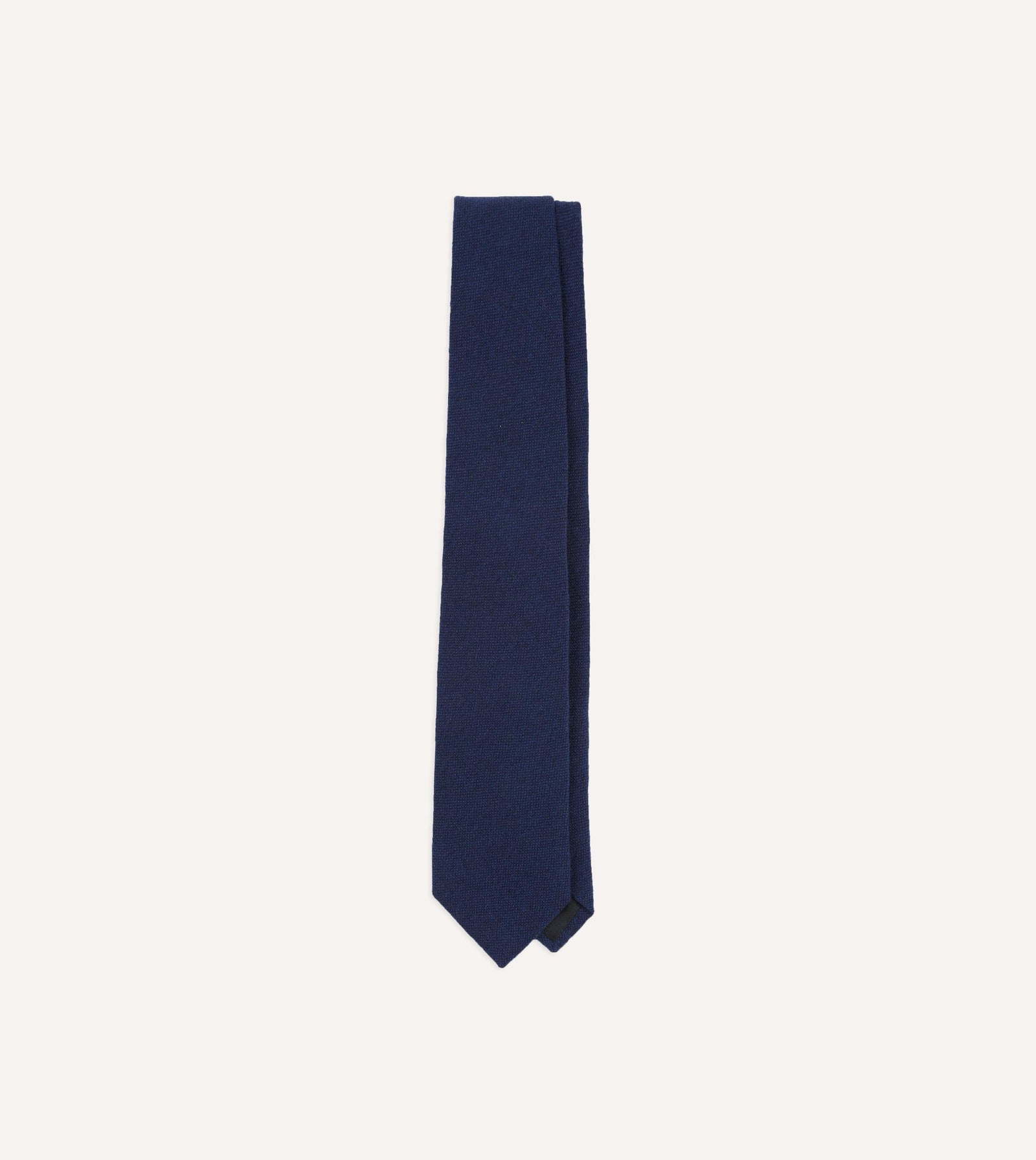 Pure Cashmere Solid Tipped Tie