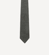 Grey Pure Cashmere Solid Tipped Tie