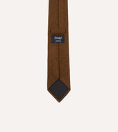 Pure Cashmere Solid Tipped Tie