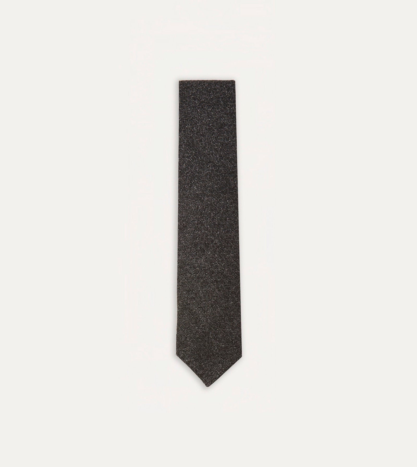 Pure Cashmere Solid Hand Rolled Tie