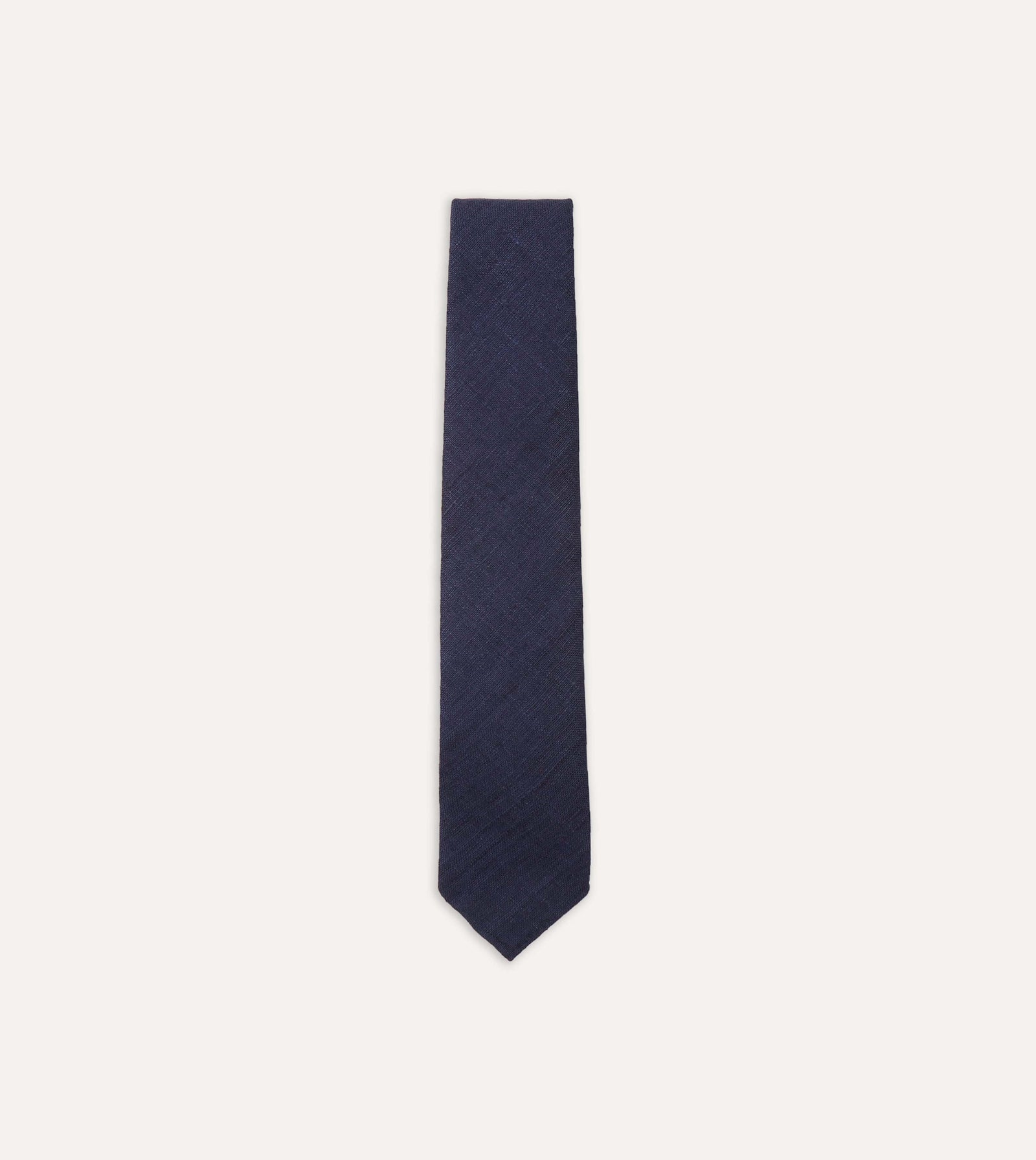 Tussah Hand Rolled Silk Tie