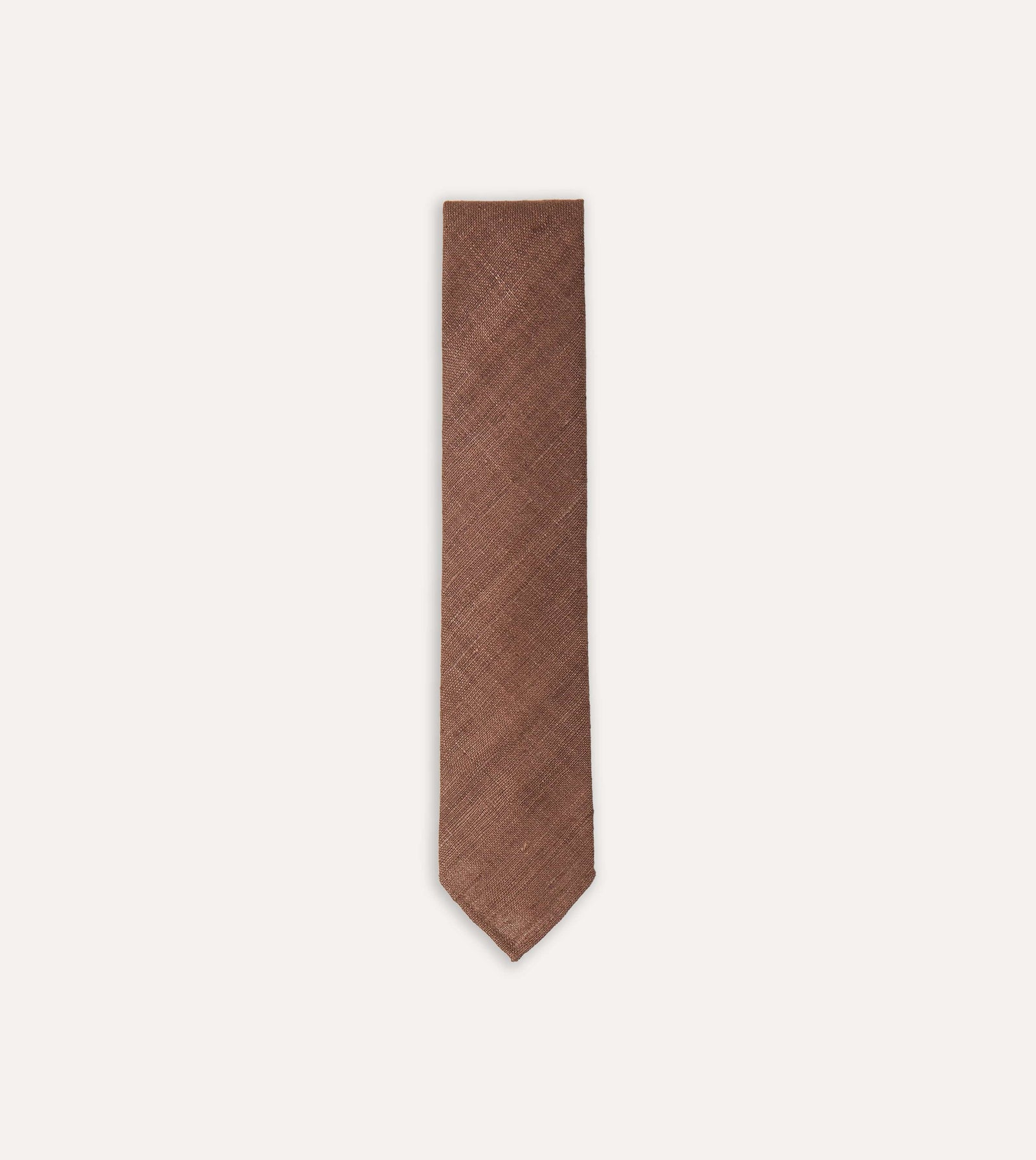 Tussah Hand Rolled Silk Tie