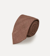 Tussah Hand Rolled Silk Tie