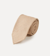 Tussah Hand Rolled Silk Tie