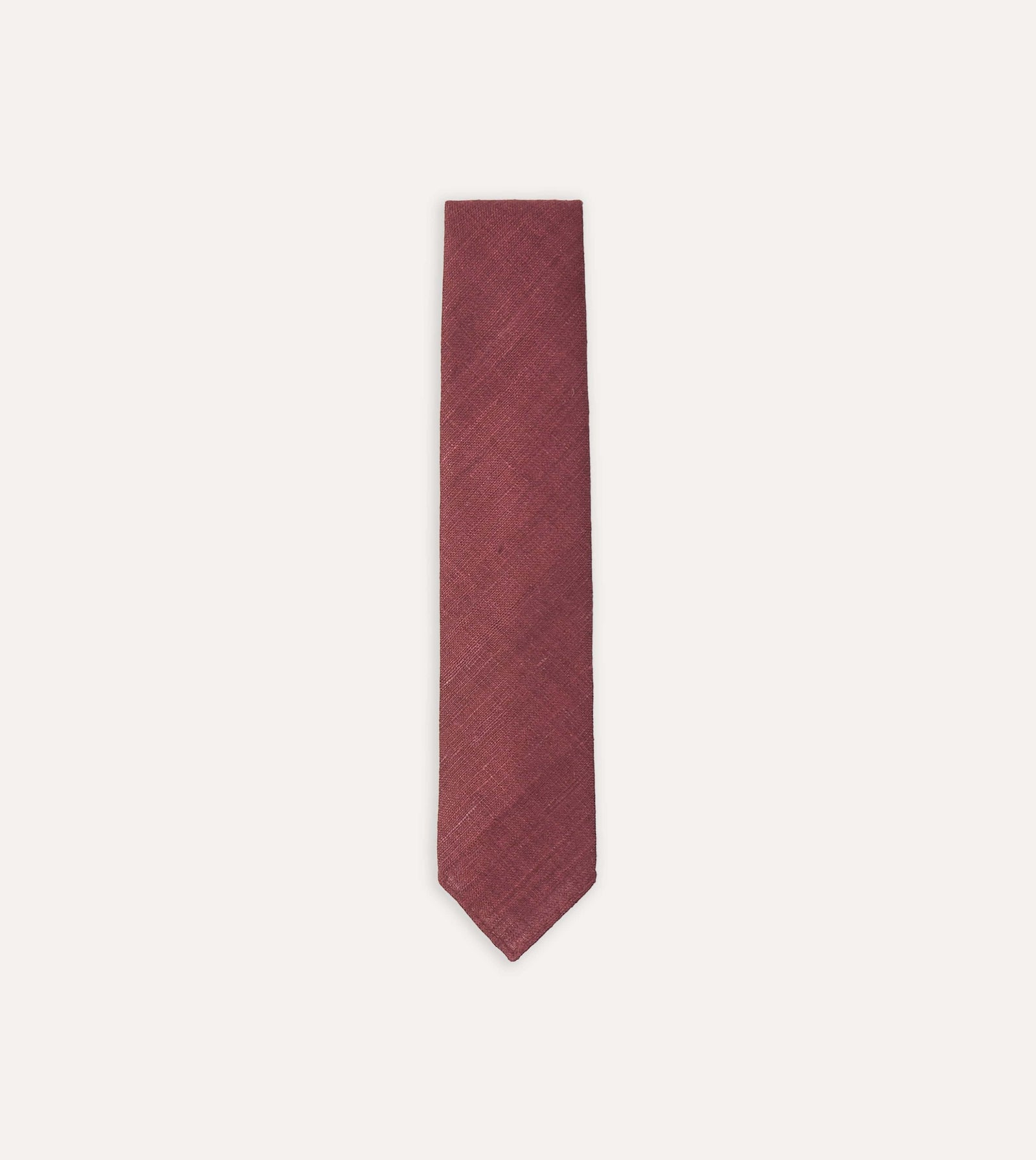 Tussah Hand Rolled Silk Tie