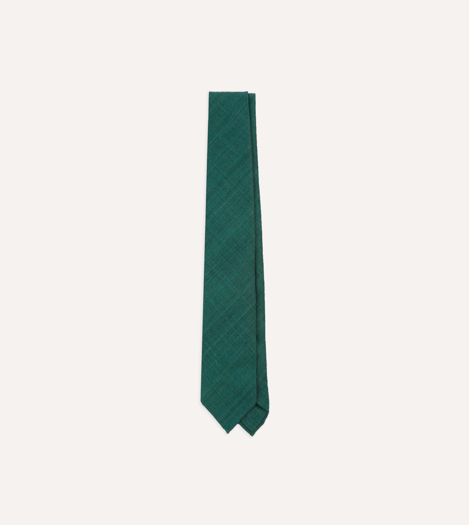 Tussah Hand Rolled Silk Tie