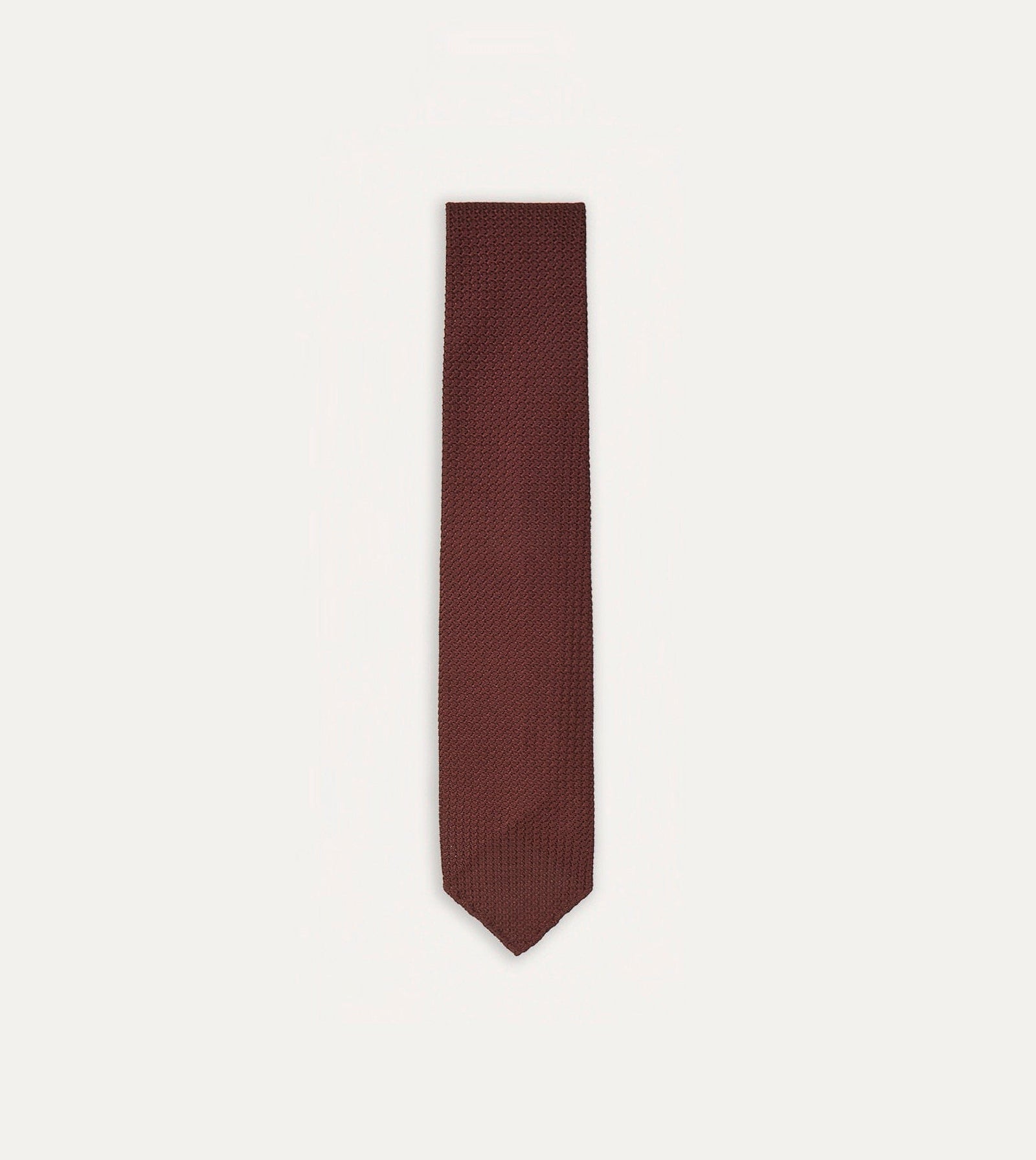 Hand Rolled Large Knot Grenadine Tie