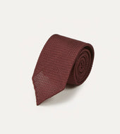 Hand Rolled Large Knot Grenadine Tie