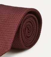 Hand Rolled Large Knot Grenadine Tie