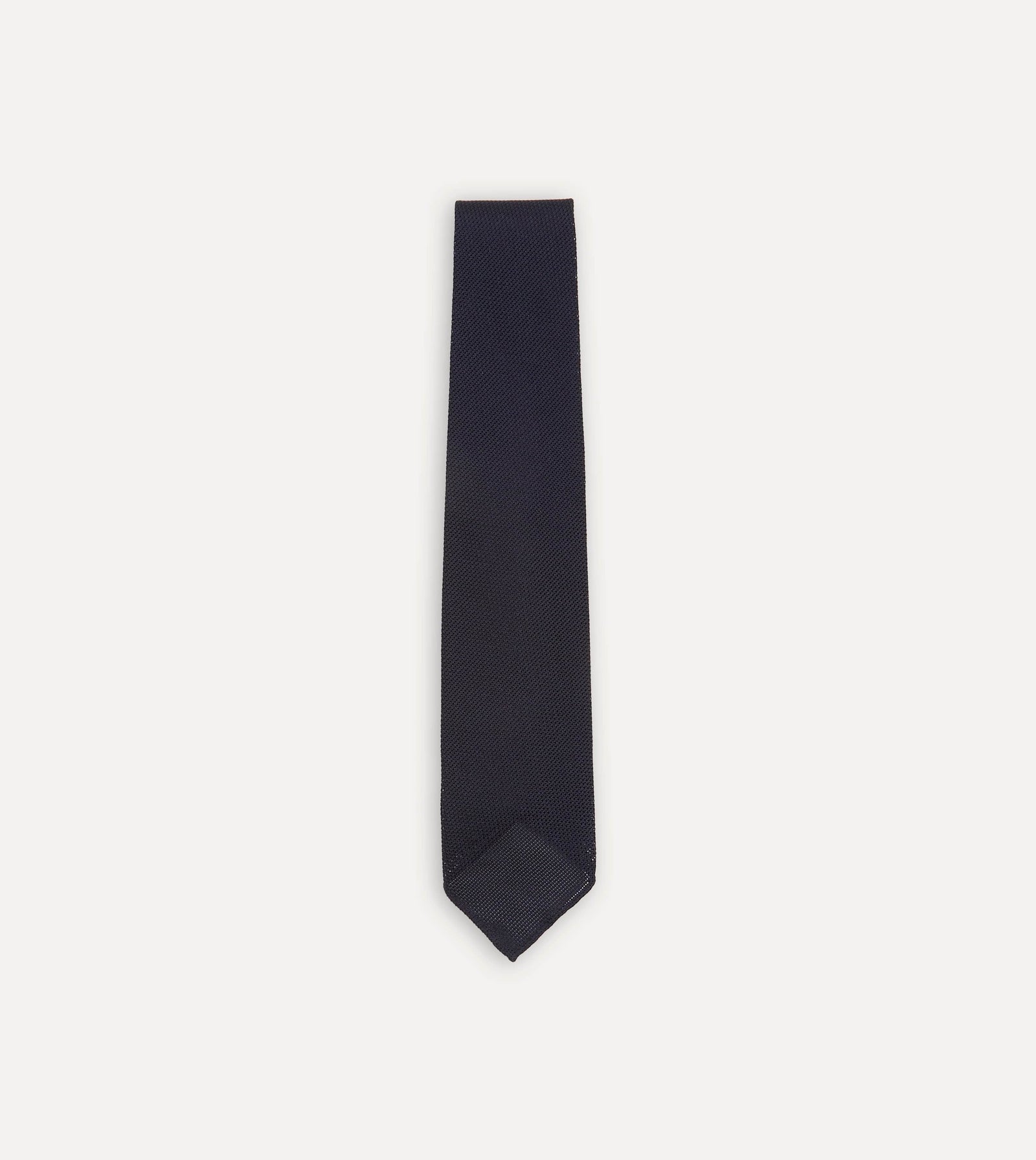 Fine Woven Grenadine Silk Hand Rolled Tie