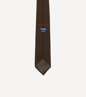 Fine Woven Grenadine Silk Hand Rolled Tie