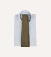 Green Fine Woven Grenadine Silk Hand Rolled Tie