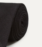 Fine Woven Grenadine Silk Hand Rolled Tie