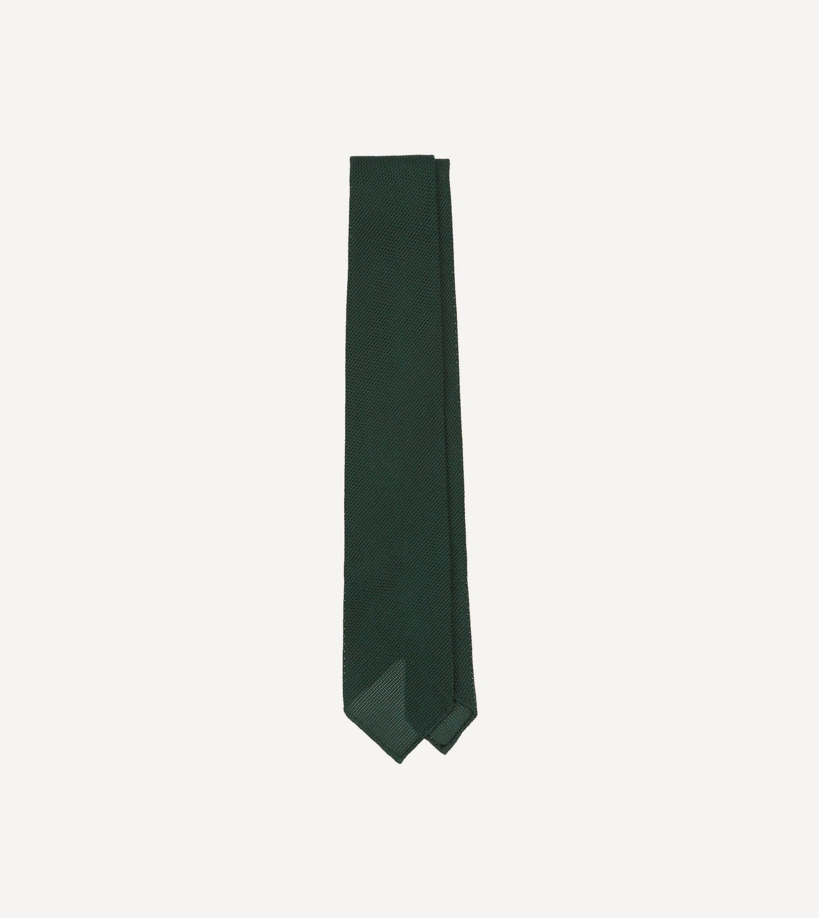 Fine Woven Grenadine Silk Hand Rolled Tie