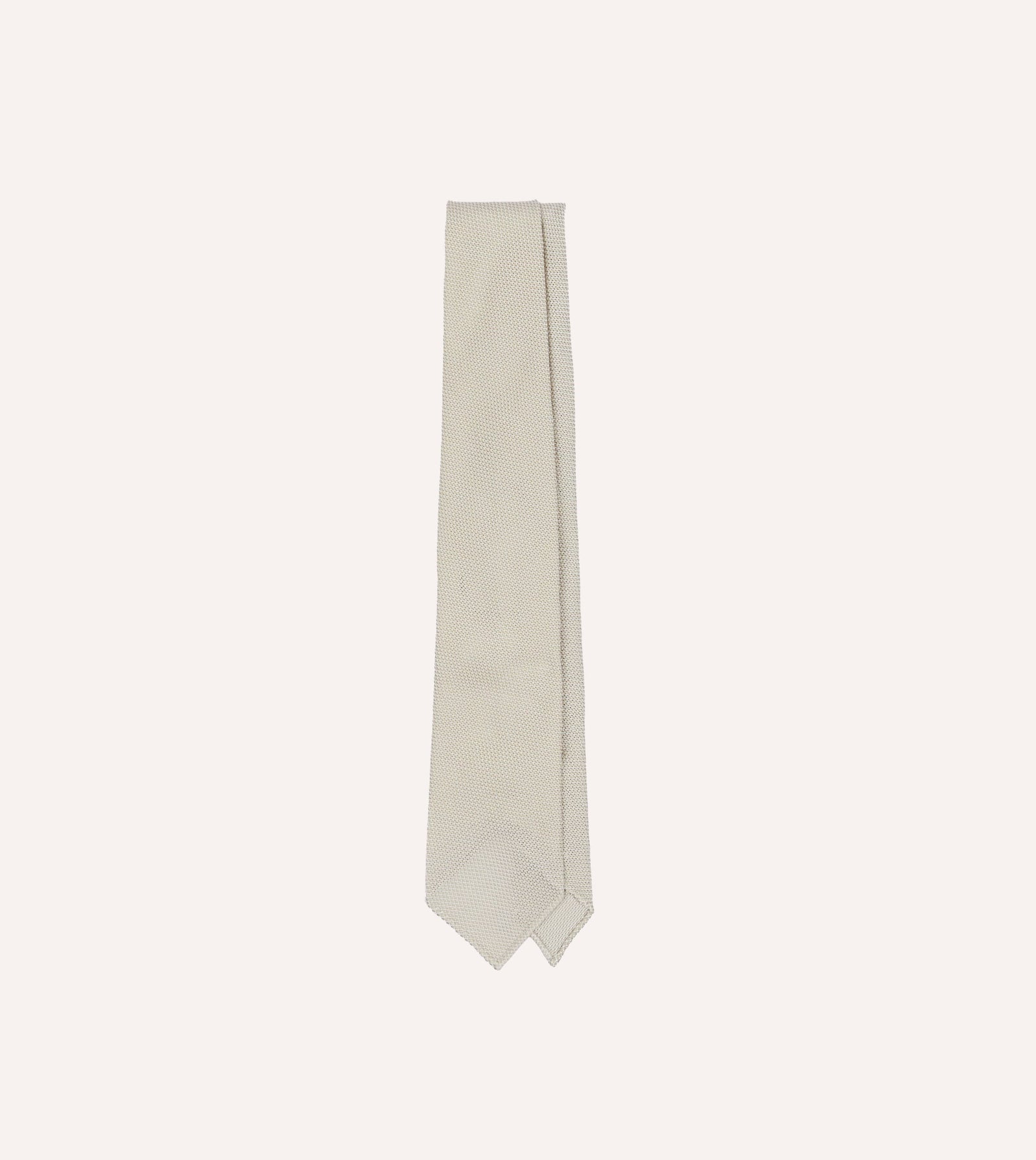 Fine Woven Grenadine Silk Hand Rolled Tie