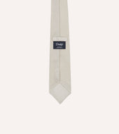 Fine Woven Grenadine Silk Hand Rolled Tie