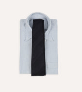 Textured Stripe Hand Rolled Silk Grenadine Tie
