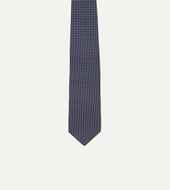 Micro Polka Dot Silk Self Tipped Tie