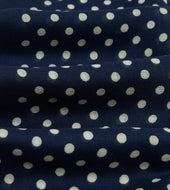 Hand Drawn Polka Dot Wool Silk Scarf