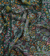 Animals Print Wool Silk Scarf