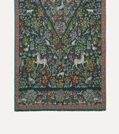 Animals Print Wool Silk Scarf