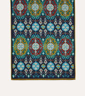 Tapestry Print Wool Silk Scarf