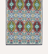 Tapestry Print Wool Silk Scarf