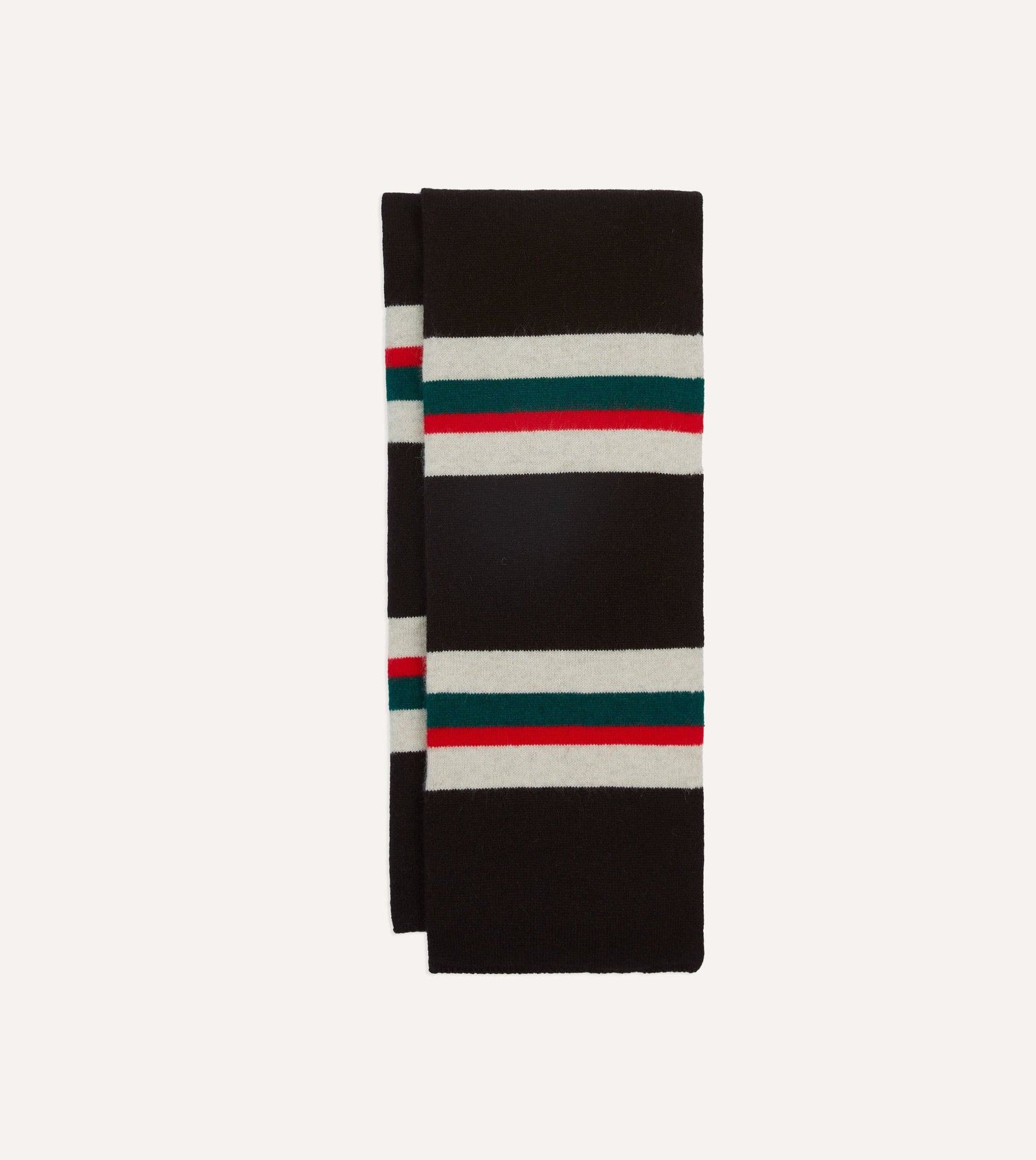 Red And Green Stripe Geelongora Tubular Scarf