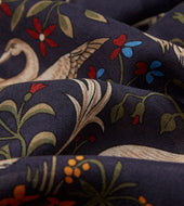 Unicorn Print Wool Silk Square Scarf