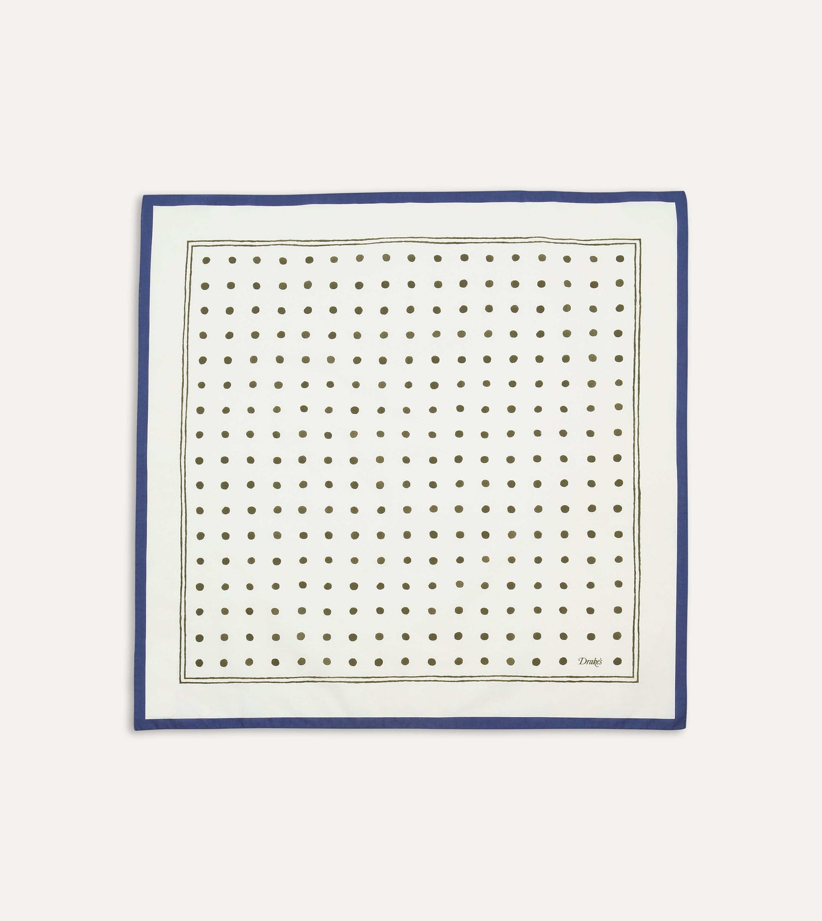 And Green Polka Dot Print Bandana