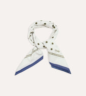And Green Polka Dot Print Bandana